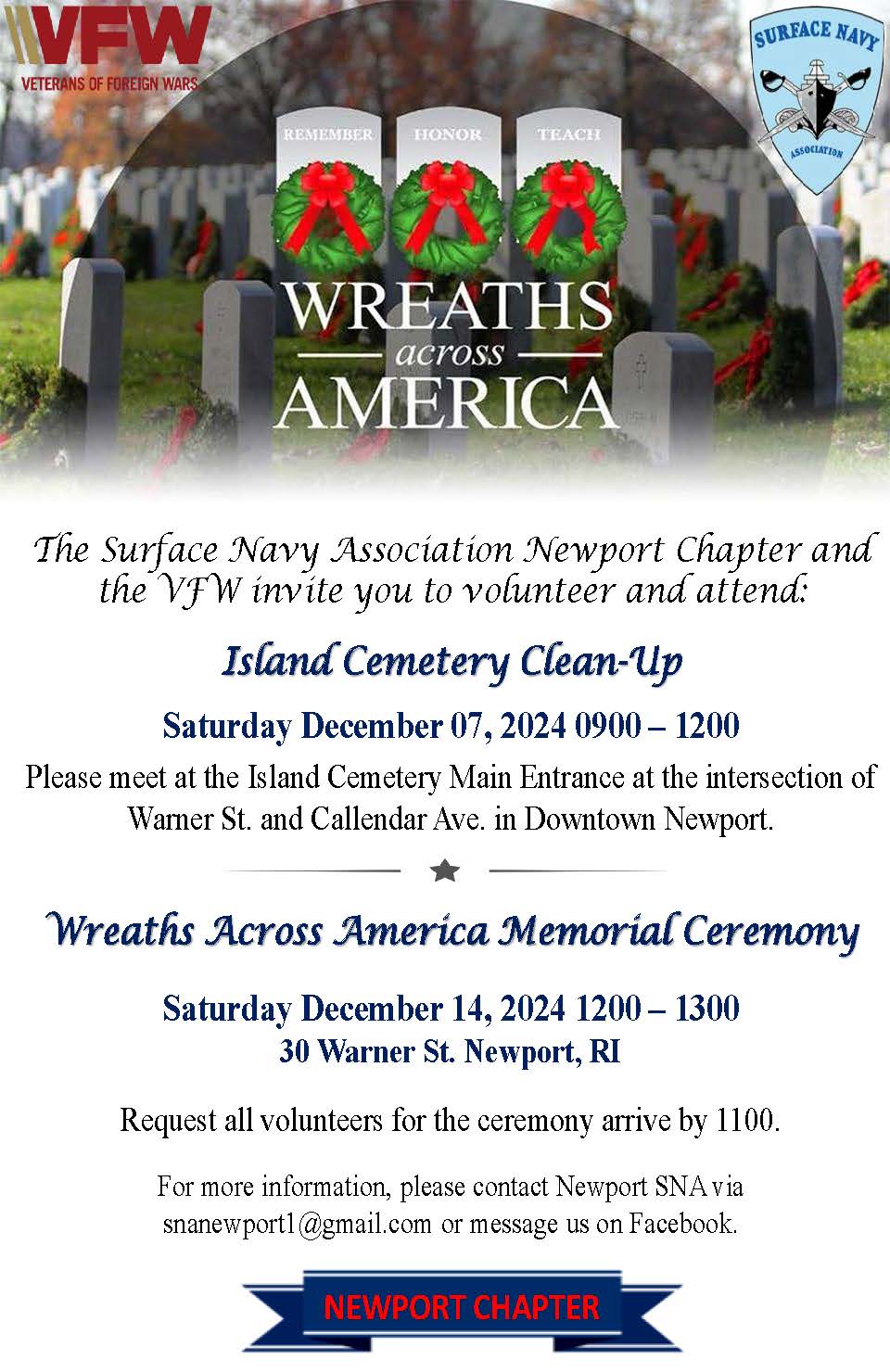 Newport WAA Memorial Ceremony